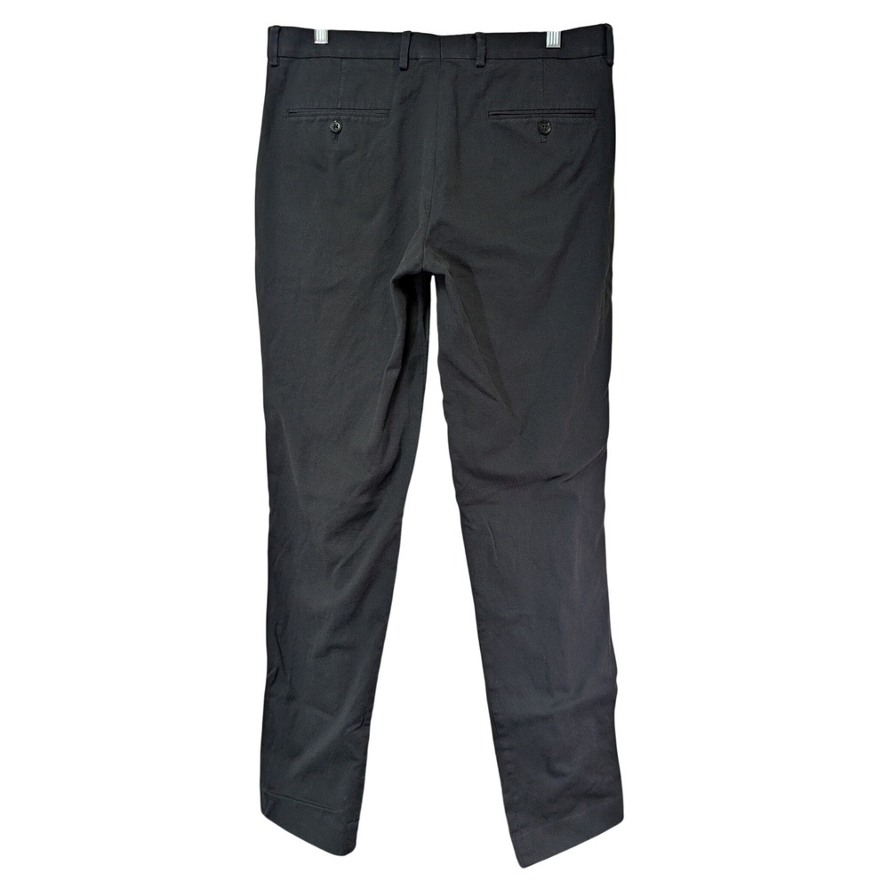 Express Mens 32 x 34 Slim Fit Stretch Dark Gray Dress Pants Business Casual - Picture 5 of 11
